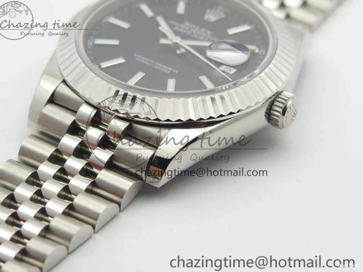 MiroTime 0510 SmartChoice DateJust II 40mm BP Maker Best Edition Black Dial On New Version Jubilee Bracelet A 3538